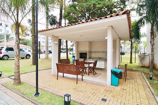 Área comum de apartamento para alugar com 2 quartos, 47m² em Jardim Leonidas Moreira, São Paulo