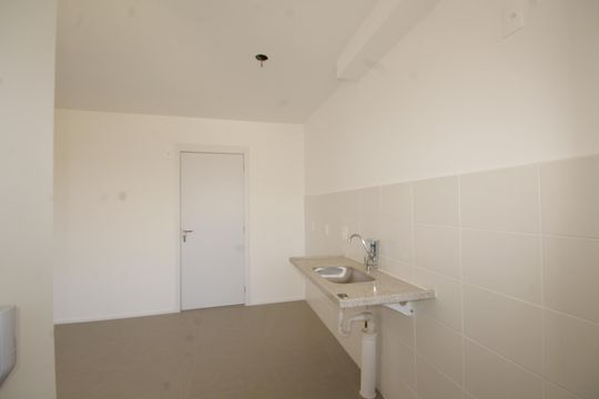 cozinha de apartamento à venda com 2 quartos, 51m² em Estoril, Belo Horizonte