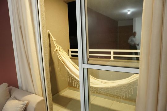 Sala - Sacada de apartamento para alugar com 2 quartos, 51m² em Vila Lutfalla, São Carlos