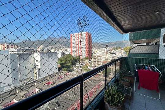 Varanda da Sala de apartamento para alugar com 3 quartos, 82m² em Méier, Rio de Janeiro
