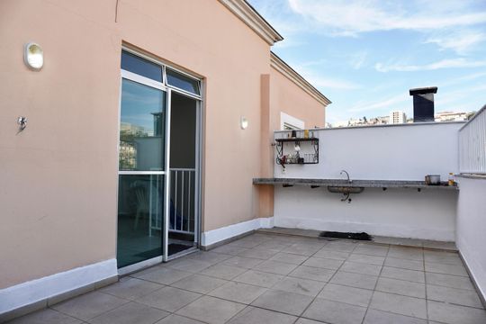 Área da Cobertura e Área de Serviço  de apartamento à venda com 2 quartos, 120m² em Jardim America, Belo Horizonte