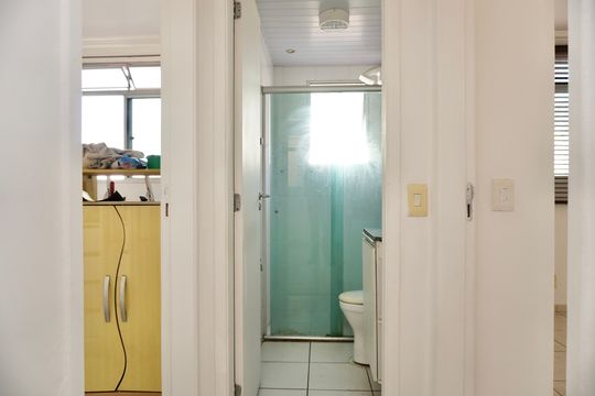 Banheiro Social de apartamento à venda com 2 quartos, 120m² em Jardim America, Belo Horizonte