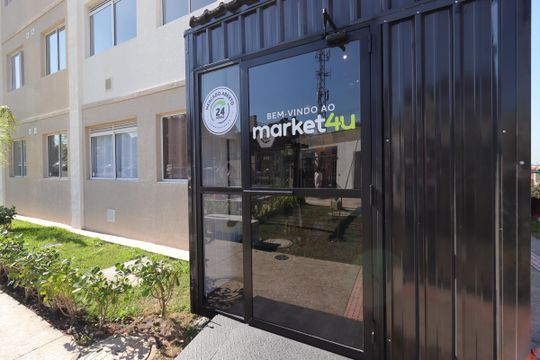 Área Comum - Mercadinho 24h de apartamento à venda com 2 quartos, 32m² em Parque Erasmo Assunção, Santo André