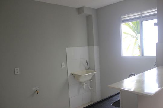 Cozinha de apartamento para alugar com 2 quartos, 42m² em Jardim Nova Cidade, Guarulhos