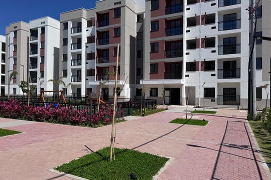 Fachada de apartamento para alugar com 2 quartos, 49m² em Recreio dos Bandeirantes, Rio de Janeiro