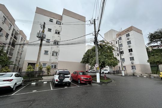 Fachada do bloco de apartamento para alugar com 2 quartos, 43m² em Engenho Novo, Rio de Janeiro