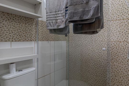 Banheiro Suíte 2 de casa de condomínio à venda com 2 quartos, 89m² em Jardim Nossa Senhora do Carmo, São Paulo