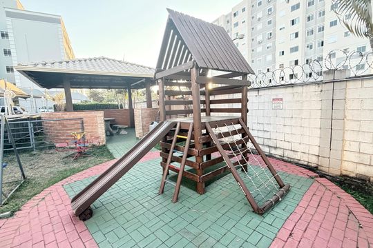 Área externa de apartamento à venda com 2 quartos, 55m² em Planalto, Belo Horizonte