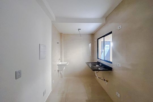 Cozinha e Área de Serviço de apartamento para alugar com 1 quarto, 44m² em Vila Carrão, São Paulo