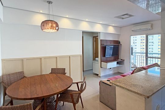 Apartamento para alugar com 2 quartos, 58m² em Garagem, Santos