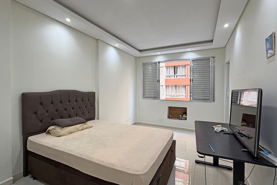 Studio de kitnet/studio para alugar com 1 quarto, 35m² em Embaré, Santos