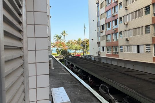 Vista do Studio de kitnet/studio para alugar com 1 quarto, 35m² em Embaré, Santos