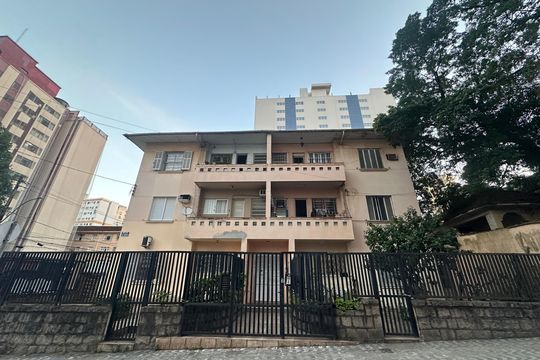 Fachada do Prédio de apartamento para alugar com 1 quarto, 42m² em Centro, São Vicente