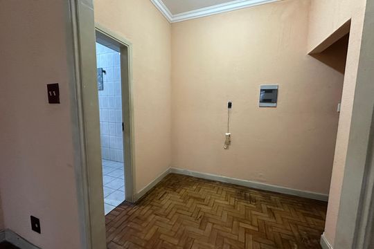 Sala de apartamento para alugar com 1 quarto, 42m² em Centro, São Vicente