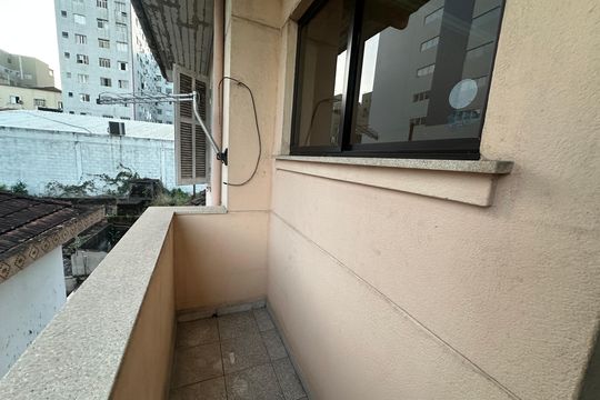 Varanda da Sala de apartamento para alugar com 1 quarto, 42m² em Centro, São Vicente