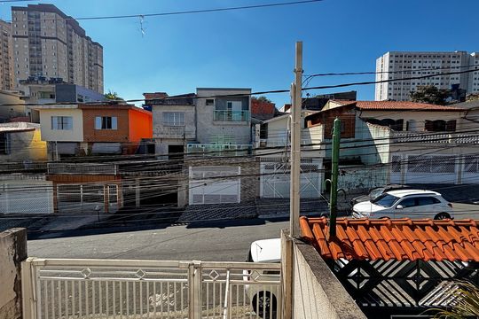 Quarto 1 Vista de apartamento à venda com 2 quartos, 49m² em Parque João Ramalho, Santo André