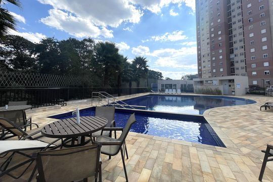 Área comum - Piscina de apartamento para alugar com 3 quartos, 78m² em Cecap, Jundiaí