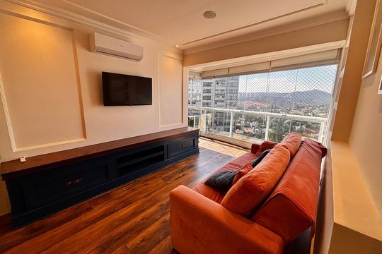 Sala de apartamento para alugar com 2 quartos, 70m² em Melville Empresarial Ii, Barueri