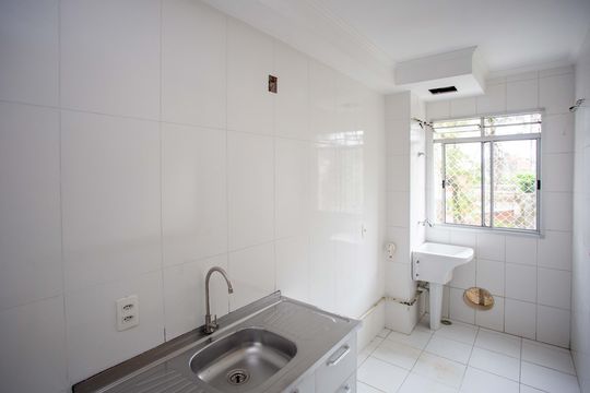 Cozinha de apartamento para alugar com 2 quartos, 47m² em Centro, Diadema