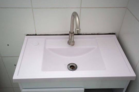 Banheiro de apartamento para alugar com 2 quartos, 47m² em Centro, Diadema