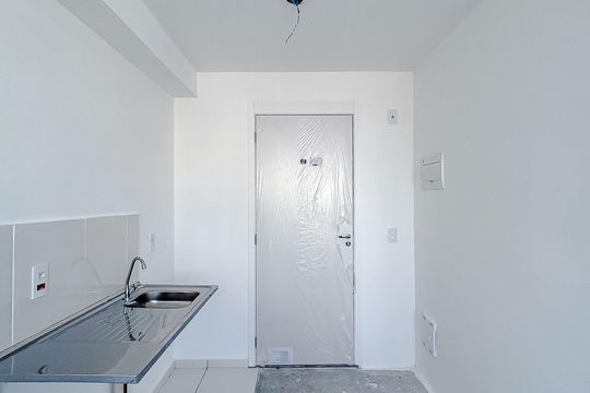 Cozinha de kitnet/studio à venda com 1 quarto, 16m² em Tatuapé, São Paulo