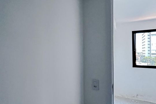 Banheiro de kitnet/studio à venda com 1 quarto, 16m² em Tatuapé, São Paulo