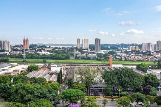 Vista de apartamento à venda com 2 quartos, 132m² em Campo Grande, São Paulo