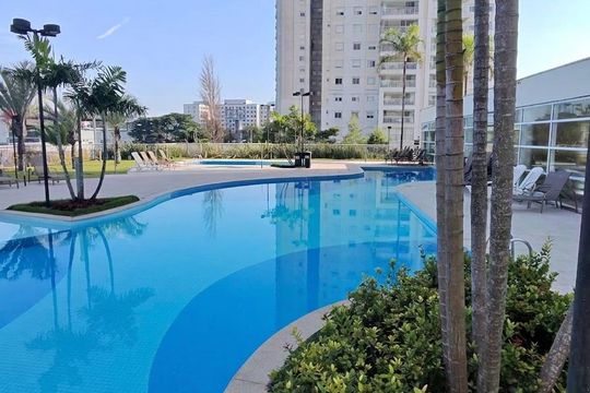 Área externa de apartamento à venda com 2 quartos, 132m² em Campo Grande, São Paulo