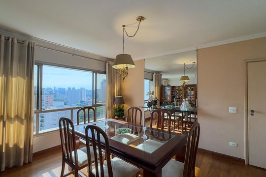 Sala de apartamento à venda com 4 quartos, 165m² em Brooklin, São Paulo
