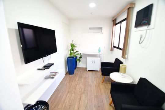 Lavanderia de apartamento para alugar com 1 quarto, 55m² em Cambuí, Campinas