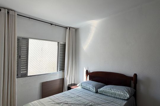 Quarto de apartamento para alugar com 1 quarto, 47m² em Itararé, Santos