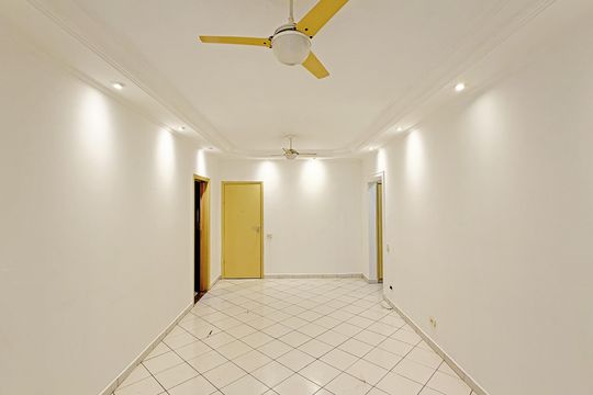 Sala de apartamento para alugar com 1 quarto, 68m² em José Menino, Santos