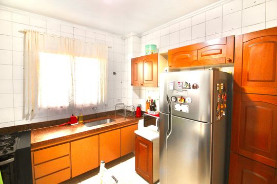 Cozinha  de apartamento à venda com 2 quartos, 60m² em Cangaiba, São Paulo
