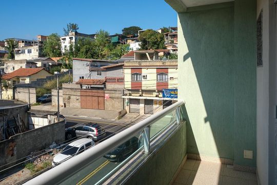 Varanda Quarto Suíte 2 de casa para alugar com 2 quartos, 115m² em Moquetá, Nova Iguaçu