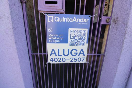 placa de kitnet/studio para alugar com 1 quarto, 40m² em Vila Guilhermina, São Paulo