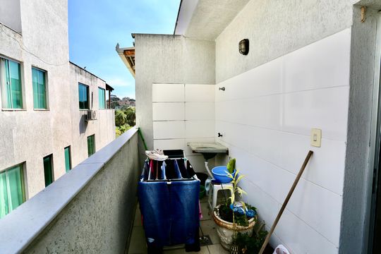 Cozinha e Área de Serviço de apartamento à venda com 3 quartos, 77m² em Europa, Contagem