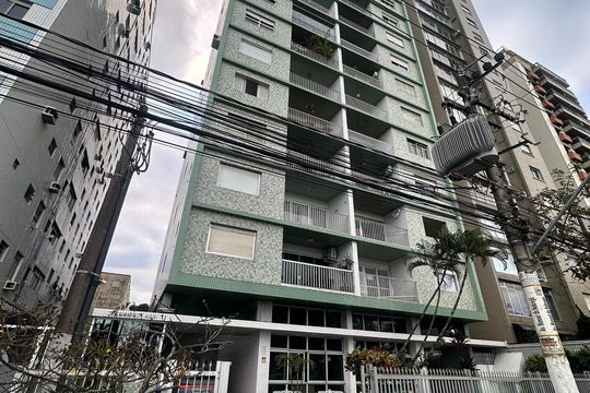 Fachada do Prédio de apartamento para alugar com 3 quartos, 105m² em Itararé, São Vicente