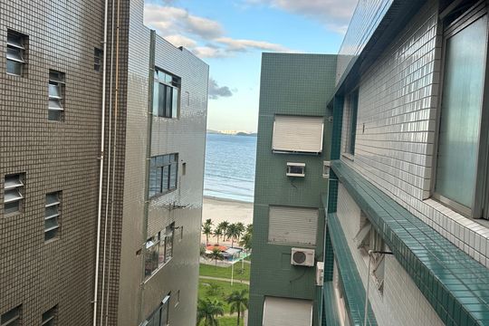 Vista da Sala de apartamento para alugar com 3 quartos, 105m² em Itararé, São Vicente