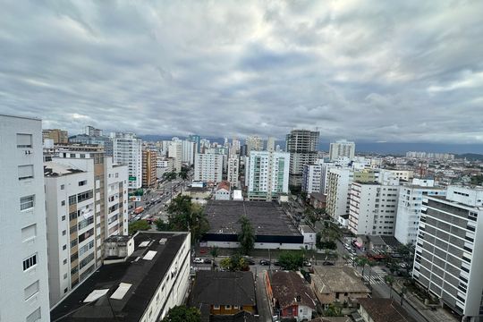 Vista Quarto 1 de apartamento para alugar com 3 quartos, 105m² em Itararé, São Vicente