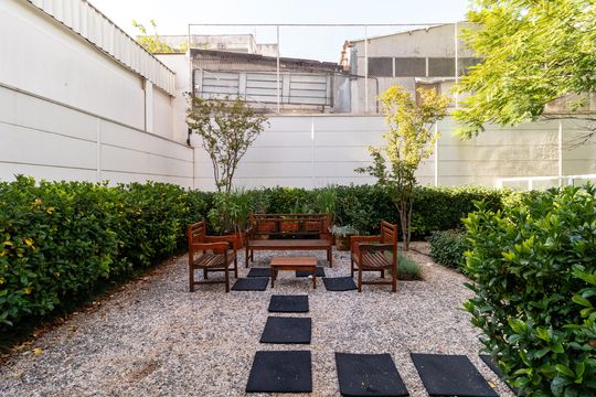 Área comum - Churrasqueira de kitnet/studio à venda com 1 quarto, 31m² em Perdizes, São Paulo