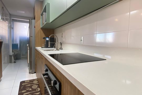 Cozinha de apartamento à venda com 3 quartos, 91m² em Centro, Osasco