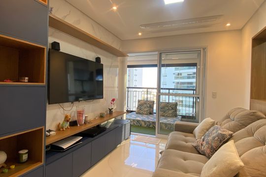 Sala de apartamento à venda com 3 quartos, 91m² em Centro, Osasco