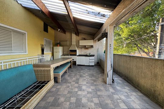 Varanda gourmet de casa para alugar com 2 quartos, 76m² em Bandeiras, Osasco