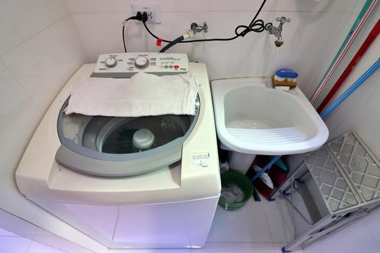 Área de Serviço de apartamento à venda com 3 quartos, 81m² em Vila Euro, São Bernardo do Campo