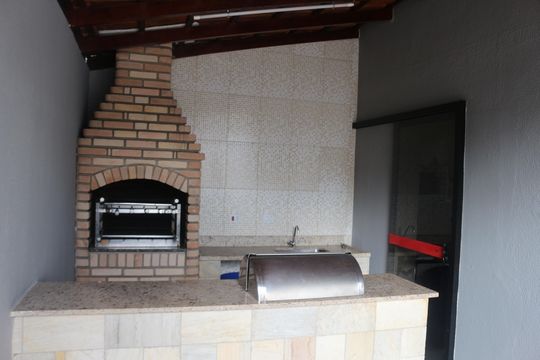 Área comum - Churrasqueira de apartamento para alugar com 2 quartos, 75m² em Santa Maria, São Caetano do Sul