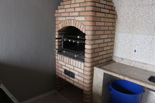Área comum - Churrasqueira de apartamento para alugar com 2 quartos, 75m² em Santa Maria, São Caetano do Sul