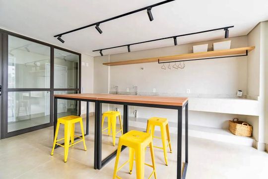 Área comum - Lavanderia de apartamento para alugar com 1 quarto, 29m² em Vila Santa Catarina, São Paulo