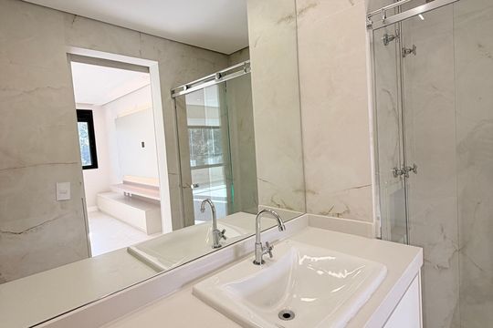 Banheiro Social de apartamento à venda com 2 quartos, 95m² em Portal do Paraíso Ii, Jundiaí