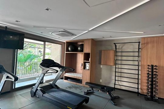 Área externa de apartamento para alugar com 1 quarto, 24m² em Vila Olímpia, São Paulo