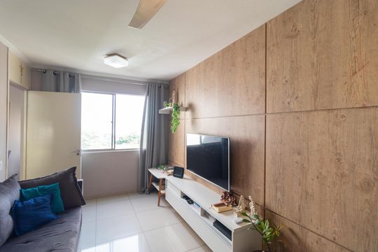 Salas de apartamento à venda com 2 quartos, 56m² em Conjunto Residencial Parque Bandeirantes, Campinas